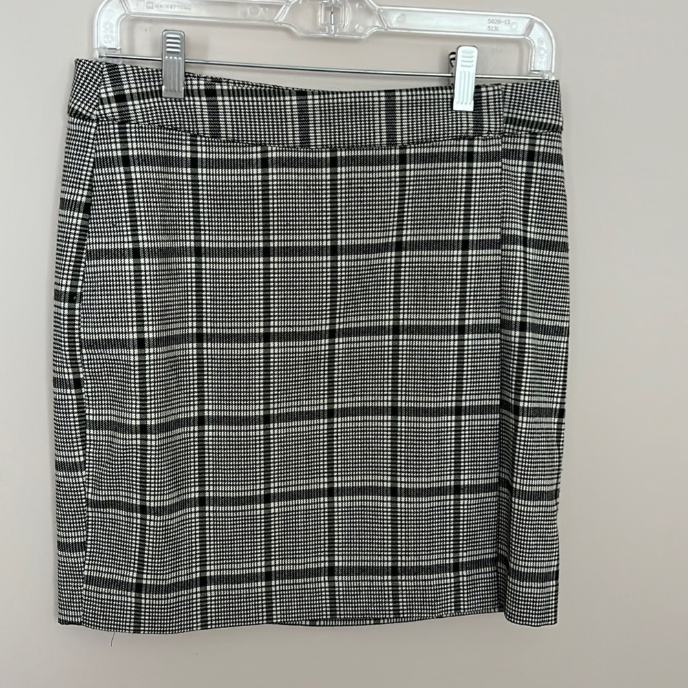 ICHI L Plaid Mini Skirt